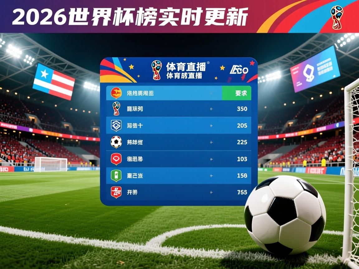 2026世界杯进球榜实时更新